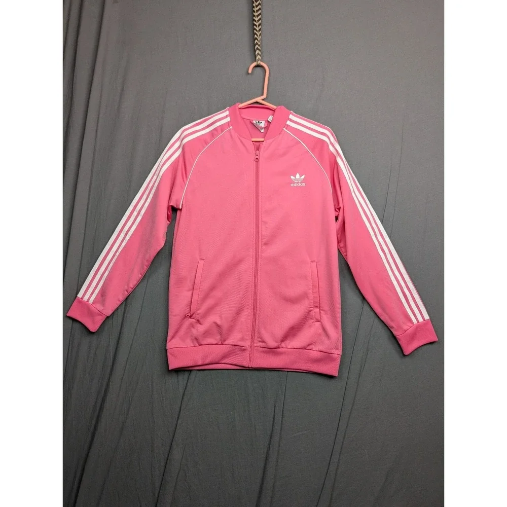 Adidas Originals Kids Adicolor‎ Pink Track Top Jacket - Pink - Size 15-16Y